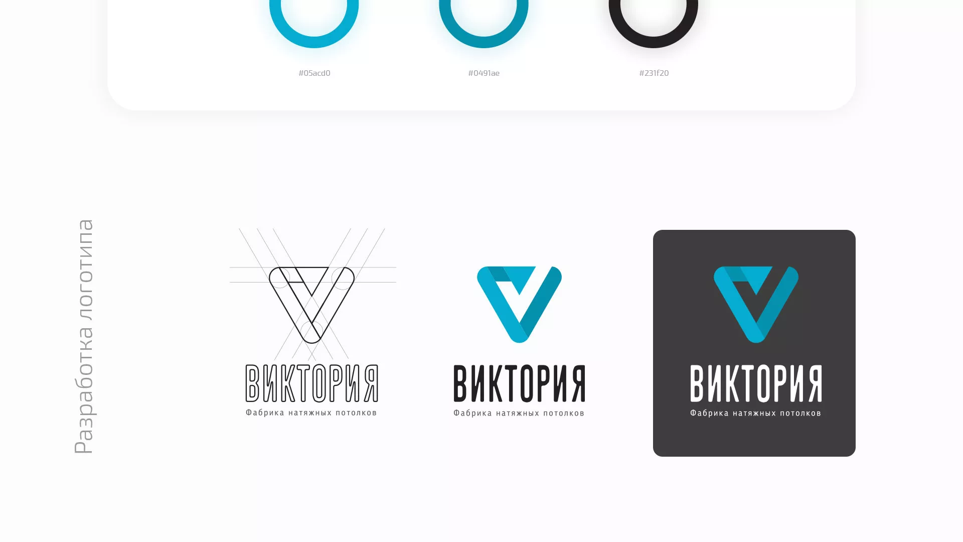 Разработка фирменного стиля компании по продаже и установке натяжных потолков в Невинномысске
